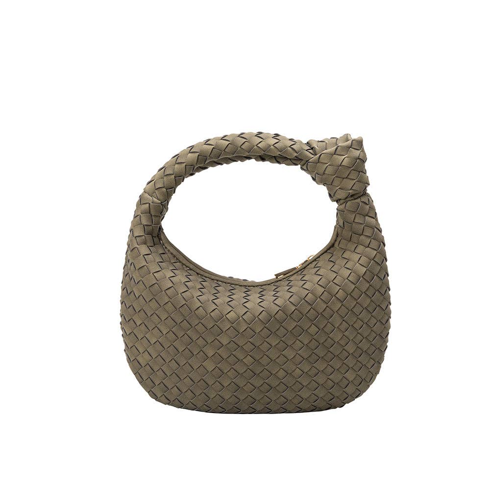 Olive Recycled Vegan Handle Bag