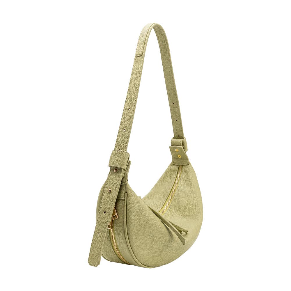 Pistachio Recycled Vegan Crossbody Bag