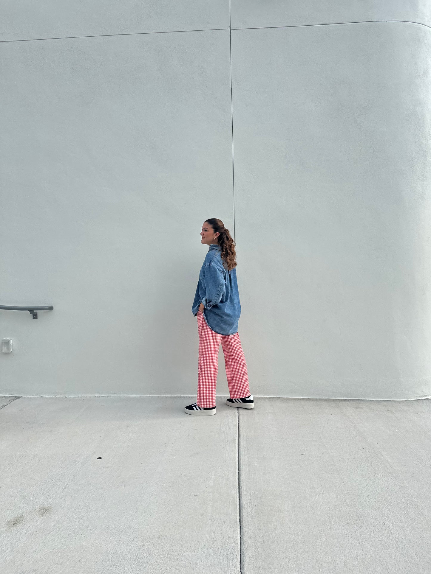 Red Gingham Pajama Pant