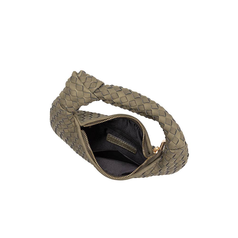 Olive Recycled Vegan Handle Bag