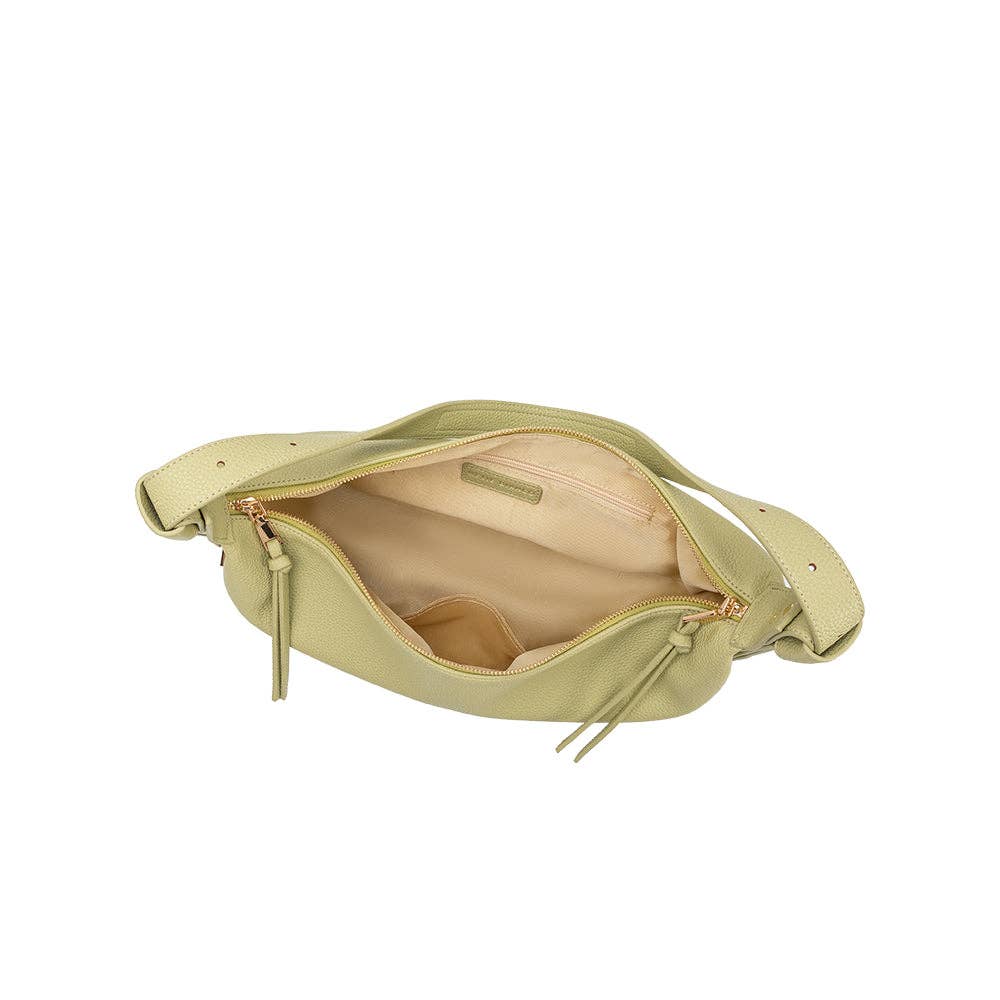 Pistachio Recycled Vegan Crossbody Bag