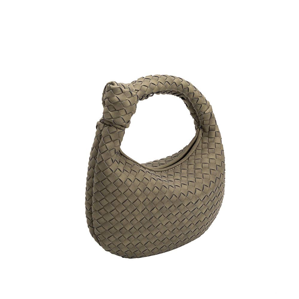 Olive Recycled Vegan Handle Bag