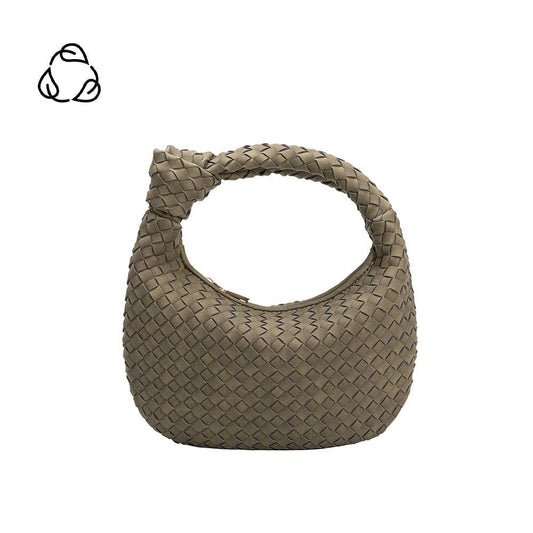 Olive Recycled Vegan Handle Bag