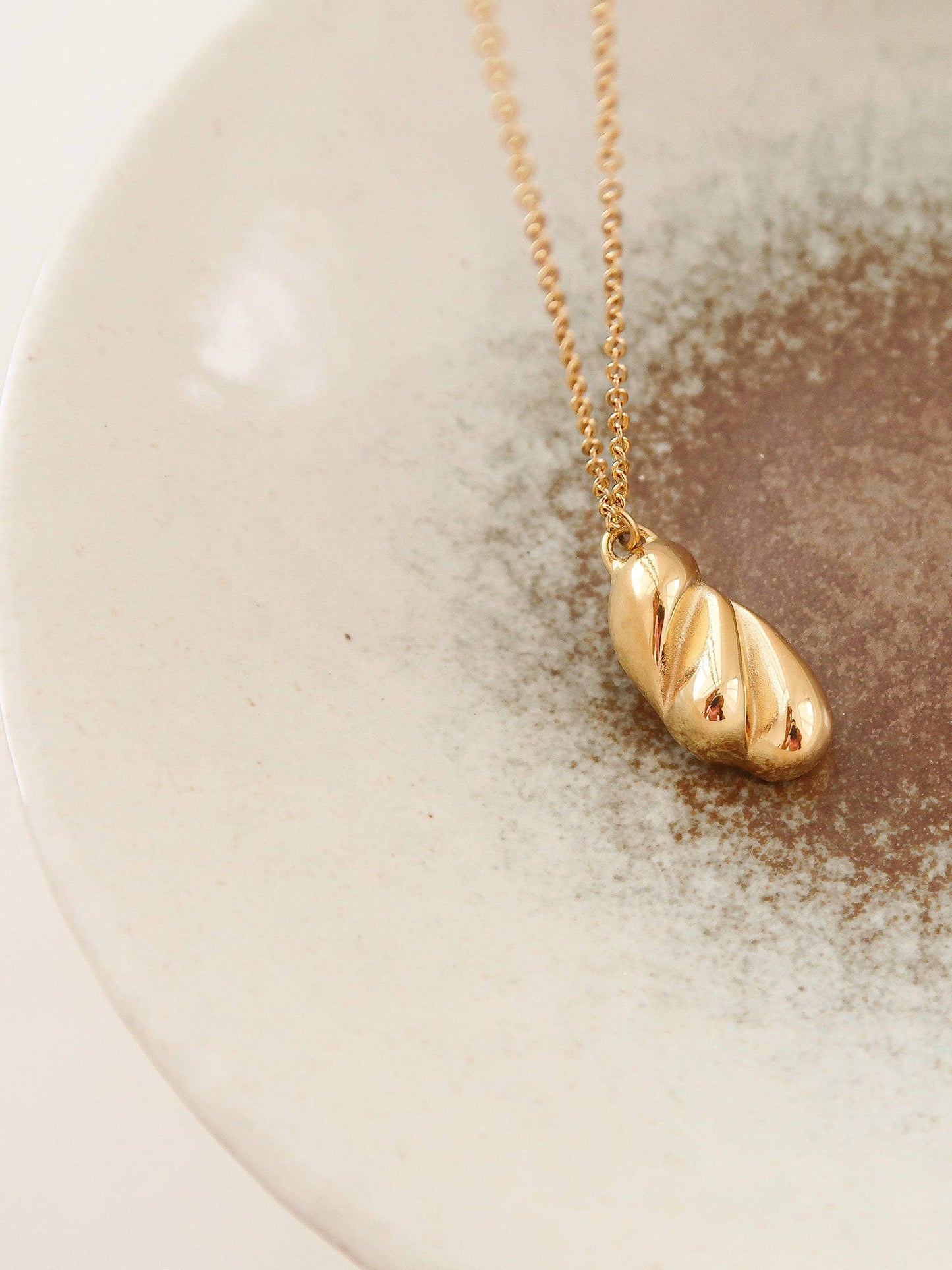 Croissant Pendant Necklace