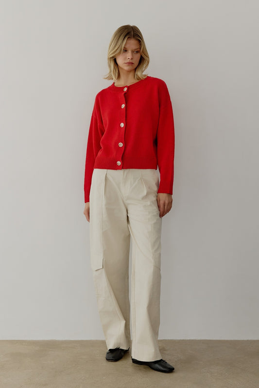 Lucy Cardigan- Red